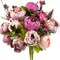 Artificial Peonies & Hydrangeas Bouquet – Silk Floral Centerpiece for Wedding & Home Decor